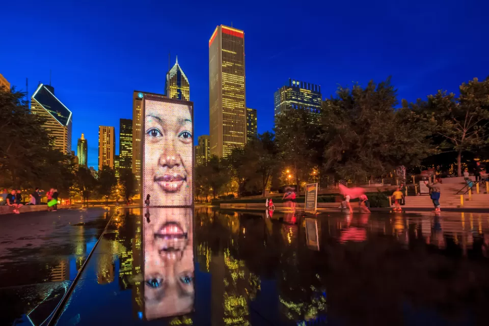 Millennium Park Fountain